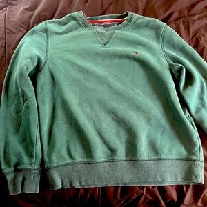 Tommy Hilfiger men’s crew neck sweatshirt (green)
